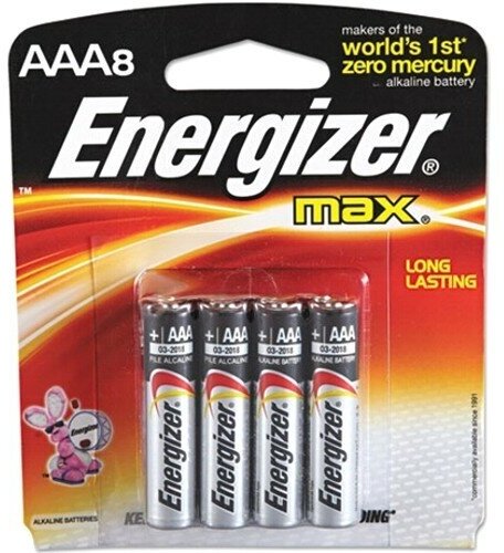 Батарейка AAА щелочная Energizer LR03 8BL MAX в блистере 8шт.