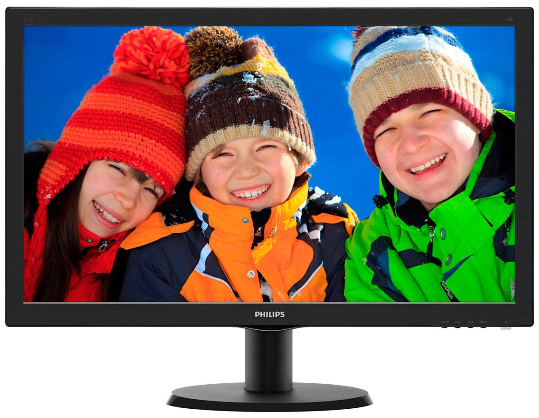 фото 23.6" Монитор Philips 243V5QHSBA, 1920x1080, 75 Гц, MVA