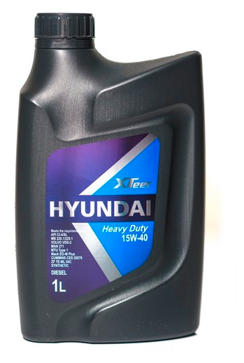 Синтетическое моторное масло HYUNDAI XTeer Heavy Duty 15W-40