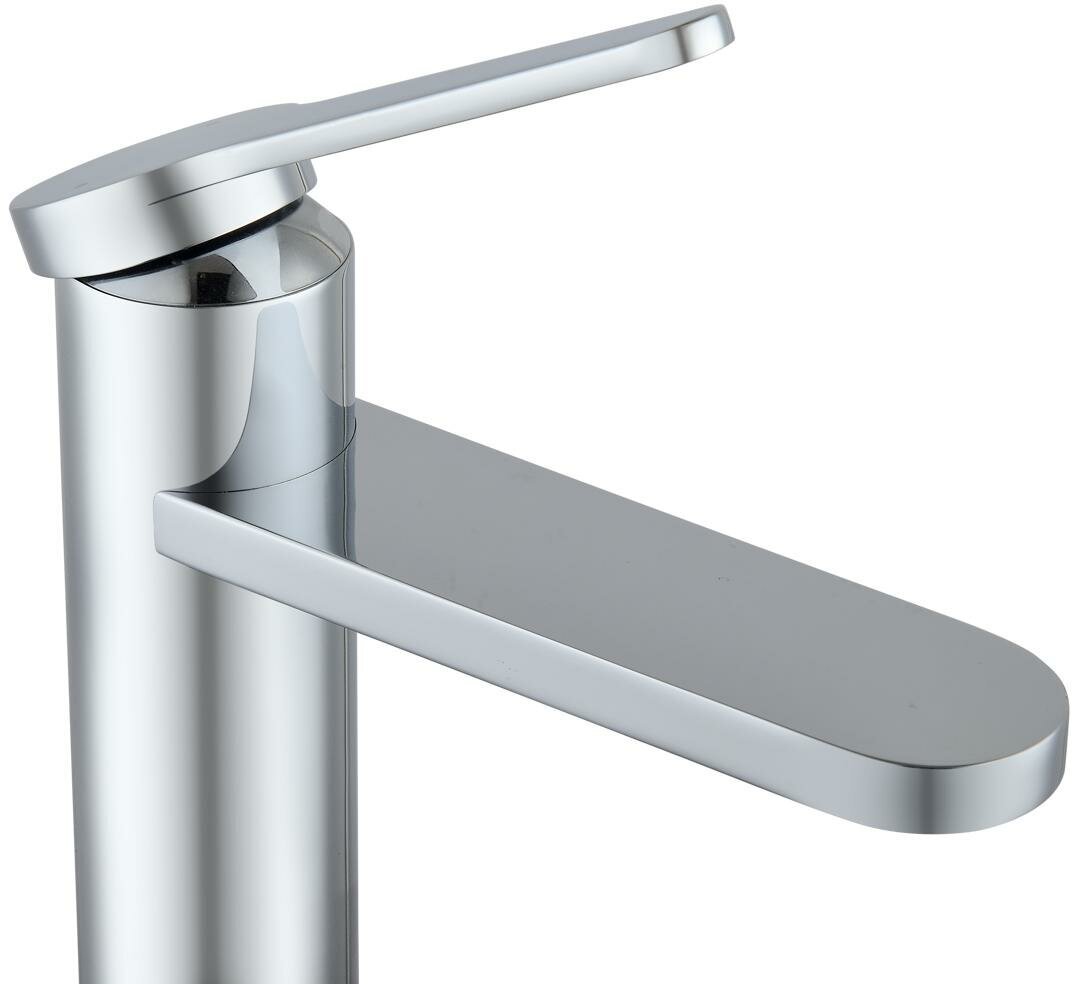 Смеситель для раковины Essential однорычажный с высоким изливом цвет хром