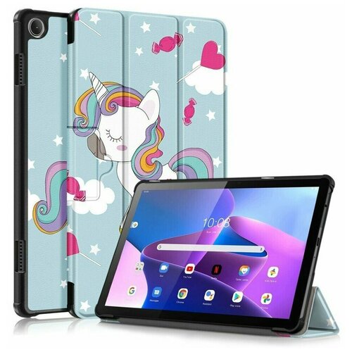 21 luxury design love printing pattern printing fashion women Чехол Smart Case для Lenovo Tab M10 Gen 3 TB328FU - 10,1 дюйм (Unicorn)