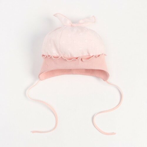 Мегашапка Шапка детская, цвет розовый, размер 46-48