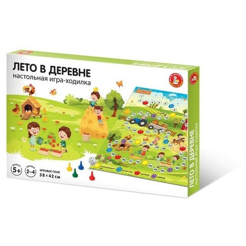 Настольная игра-ходилка «Лето в деревне»