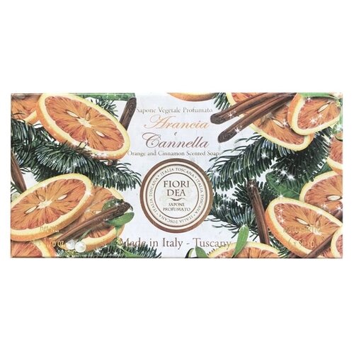 фото Набор мыла кускового fiori dea arancia e cannella, 3 шт., 125 г