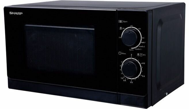 Микроволновая печь Sharp R-6000RK 800 Вт чёрный - фото №1