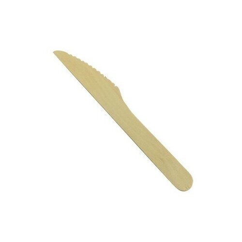 Нож деревянный одноразовый, 16,5 см, 100 шт
