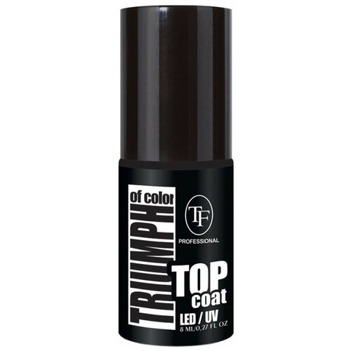 TF Cosmetics Верхнее покрытие Triumph Top Coat, бесцветный, 8 мл uno верхнее покрытие led uv super shine top coat прозрачный 30 мл 40 г