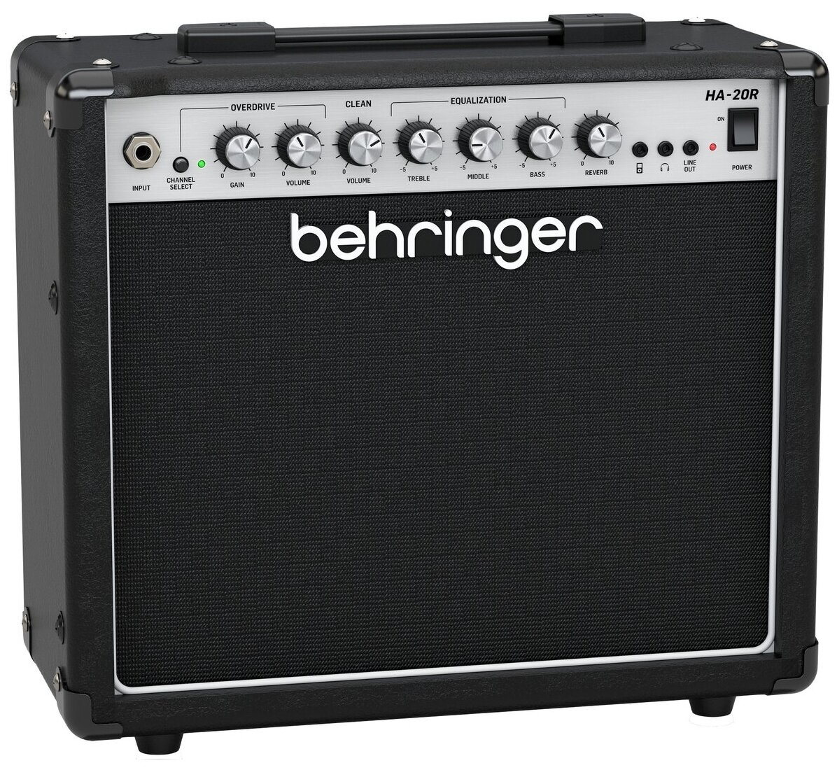 Behringer HA-20R двухканальный гитарный комбо, 20 Вт, EQ, динамик Bugera 8'