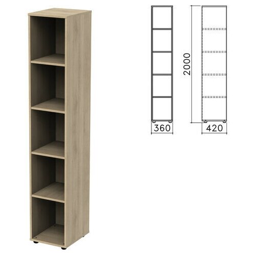 Шкаф стеллаж Приоритет 360х420х2000 мм 4 полки кронберг К-932 К-932 кронберг 13813₽