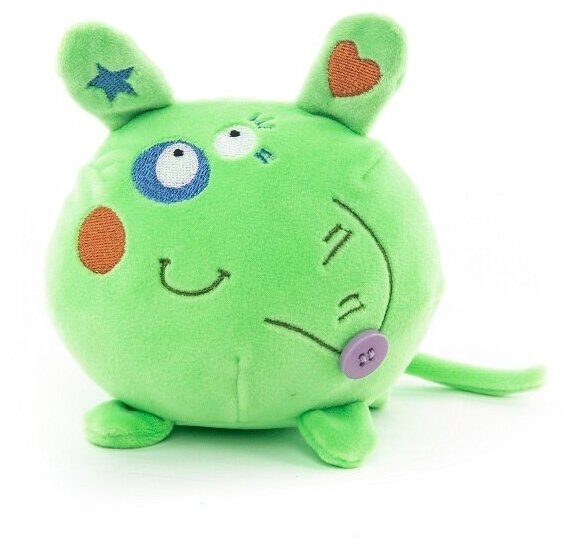 Мягкая игрушка Gulliver Button Blue "Мышка зеленая" (10 см) 73-PT005R