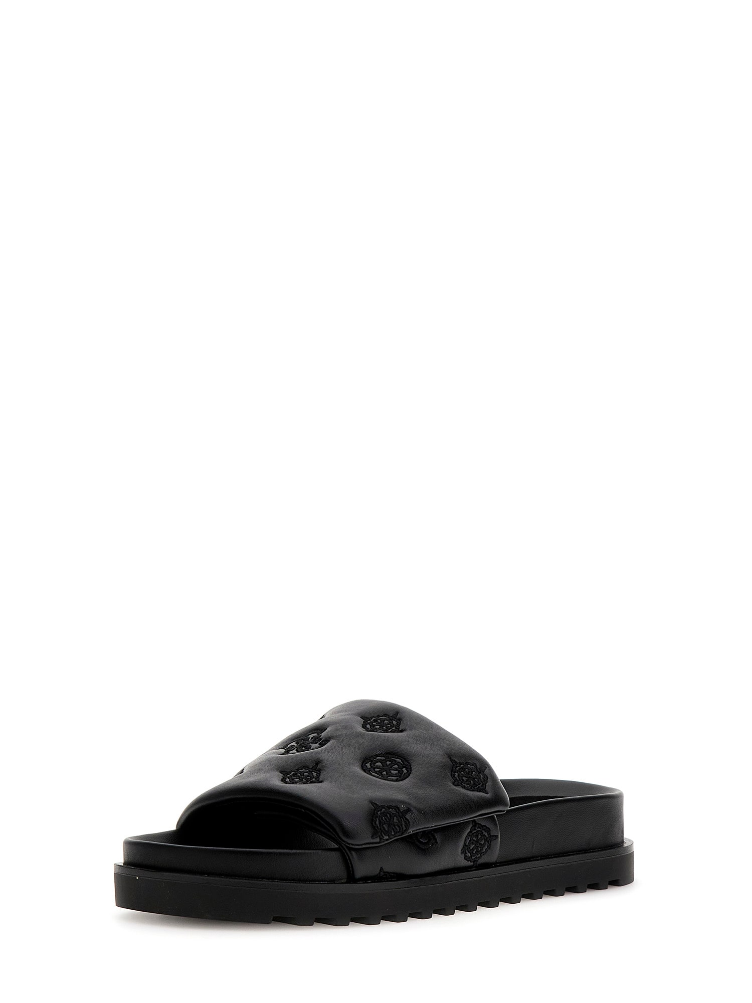 Сабо GUESS, размер 39, черный — фото 1