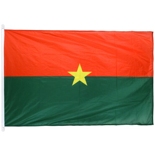 Флаг Буркина Фасо с карабинами 90х135 см нашивка флаг буркина фасо