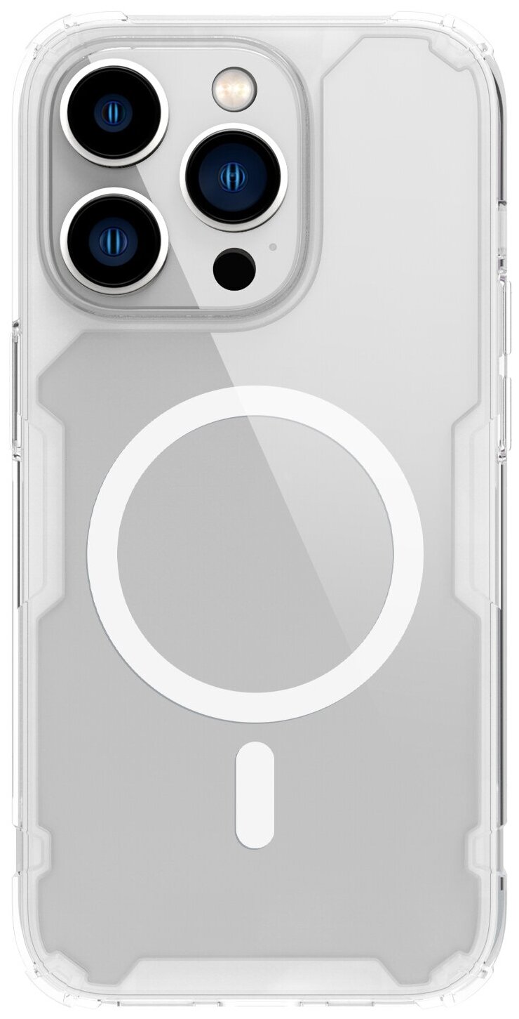Nillkin для iPhone 14 Pro чехол Nature TPU Pro Magnetic White, шт