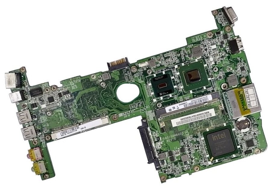 Б/у плата MBS7506001 DA0ZG8MB6G0 rev: G для Acer ZG8, AO531, дефектная