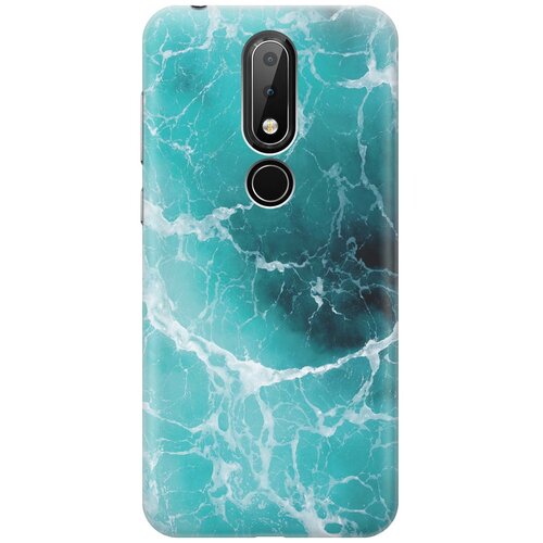 фото Cиликоновый чехол на nokia 6.1 plus / x6 (2018) / нокиа 6.1 плюс / х6 2018 с принтом "лазурный океан" gosso