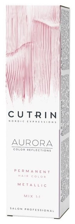 Крем-краска CUTRIN CUTRIN  AURORA METALLICS для волос  7S серебро, 36 х 60 мл