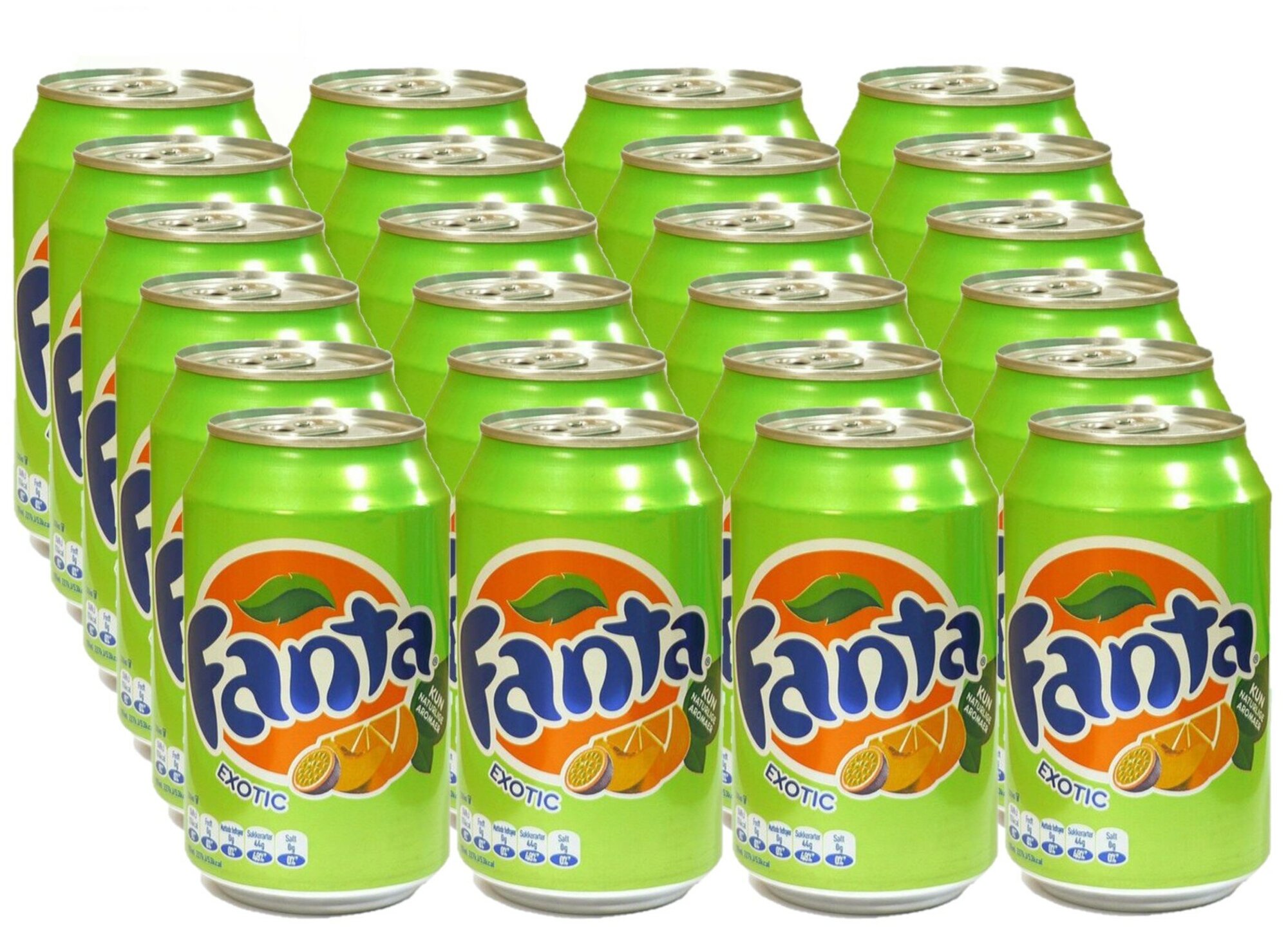 Напиток Fanta Exotic Упаковка 24 шт - фотография № 1