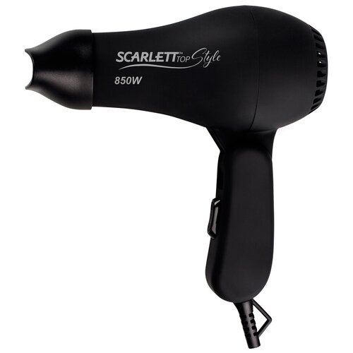 Фен Scarlett SC-HD70T02, черный фен scarlett sc hd70i59 2000вт черный