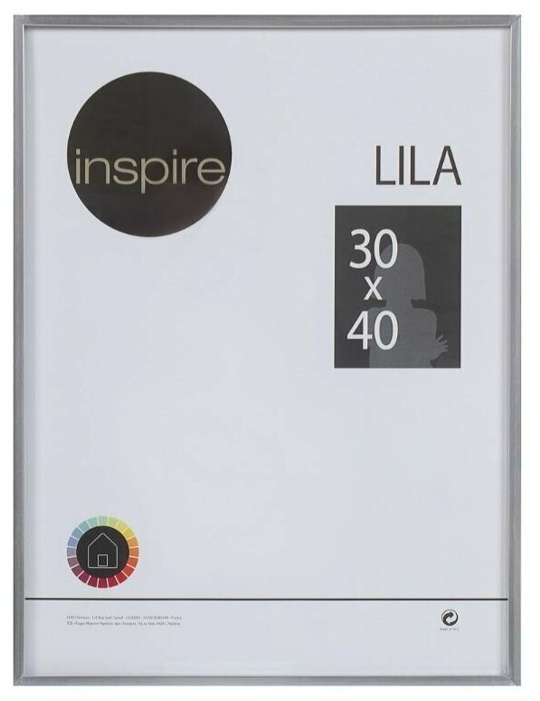 Рамка Inspire Lila 30х40 см цвет серебро