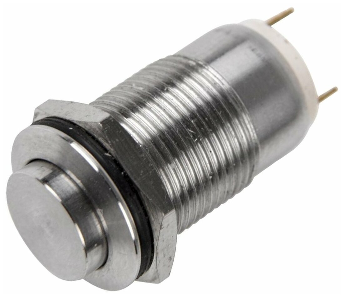 фото Кнопка антивандальная d12 Фикс (2с) ON-OFF выпуклая (A12-B2) Rexant (в упак. 1шт.), 1шт