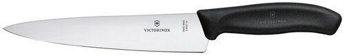 Нож разделочный VICTORINOX Swiss Classic, лезвие 19 см, черный, в картонном блистере 6.8003.19B