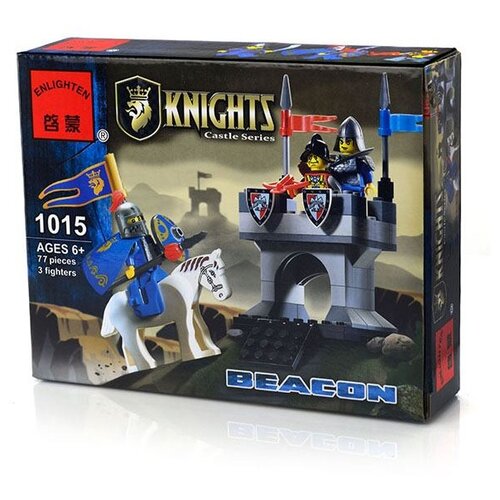 Конструктор ENLIGHTEN Knights 1015 Сигнальная башня, 77 дет.