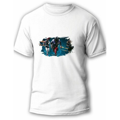 фото Футболка, размер l, белый будь на стиле