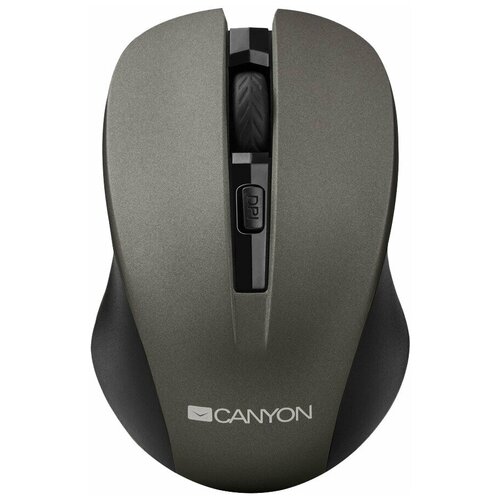 Canyon CNE-CMSW1, серый мышь wireless canyon mw 7 cne cmsw07b 2 4ghz 6кн dpi 800 1200 1600 1 aa battery black