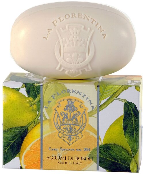 La Florentina Мыло кусковое Citrus, 300 мл, 300 г