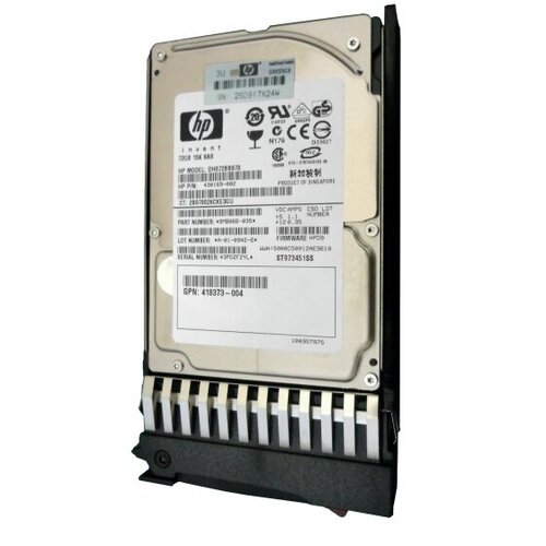 Жесткий диск HP 418398-001 72Gb SAS 25 HDD 690500₽