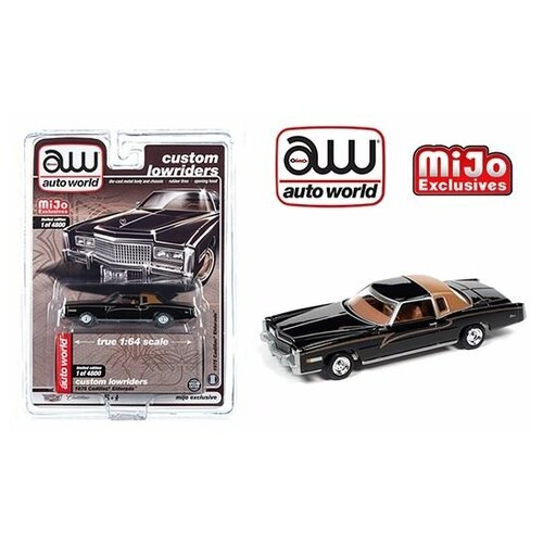 Коллекционная модель Auto World 1975 Cadillac Eldorado Black