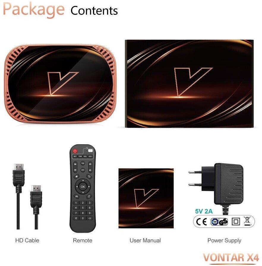 ТВ-приставка Vontar X3 4/128 Gb