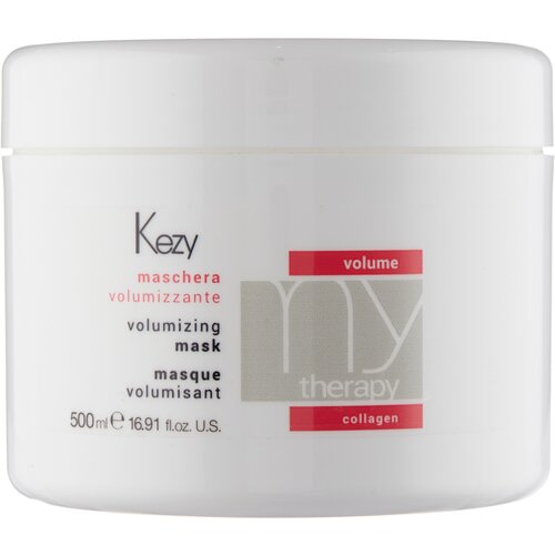 kezy mytherapy restructuring mask маска для волос реструктурирующая с кератином 1000 г 500 мл банка KEZY Mytherapy Маска для волос с морским коллагеном для придания объема, 1000 г, 500 мл, банка