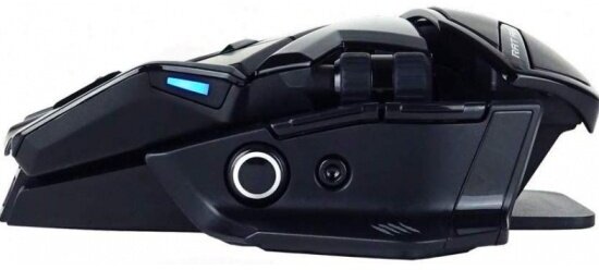 Мышь беспроводная + игровой коврик Mad Catz AIR, Wireless, 12000dpi, MR04DHAMBL000-0 Черный - фото №3