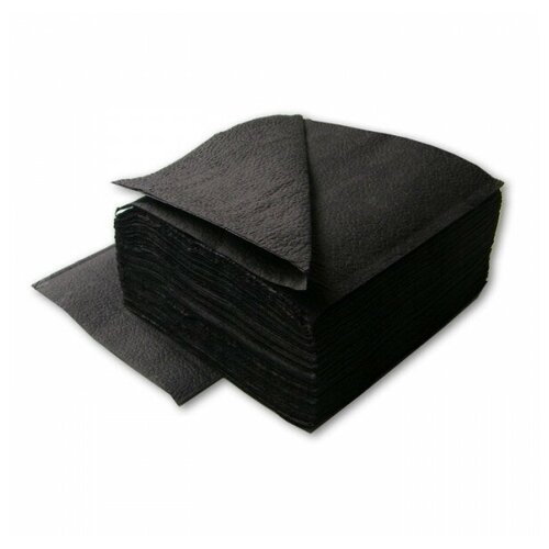 Lime 410150 Салфетки столовые 24x24 черные (пач.)