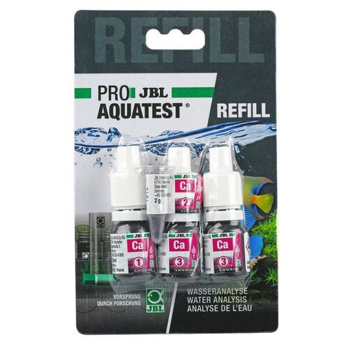 фото Jbl proaquatest ca refill тесты для аквариумной воды, 3 шт., 48 г, набор