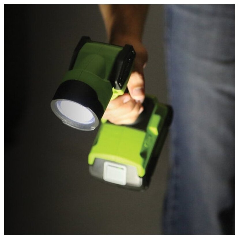 Ручной фонарь Greenworks G24WL зеленый/черный/серый —  в интернет .