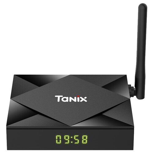 тв приставка tanix tx6 4gb 32gb allwinner h6 андроид 9 0 Медиаплеер Tanix TX6S 2/8Gb, черный