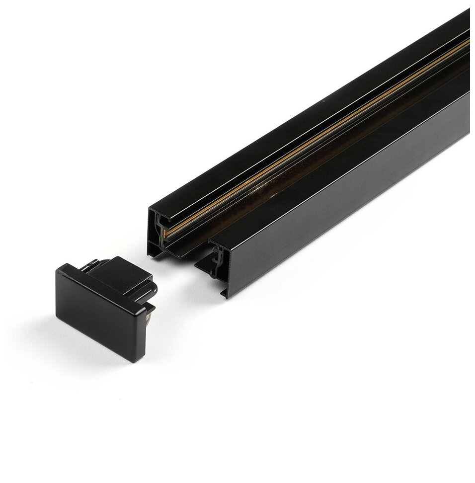 Трековый шинопровод накладной однофазный Jazzway PTR 1M-BL 1 м цвет черный - фото №4