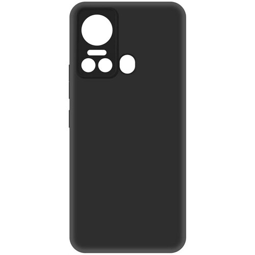 Чехол-накладка Krutoff Soft Case для ITEL S18 черный чехол накладка krutoff soft case гречка для itel s18 черный