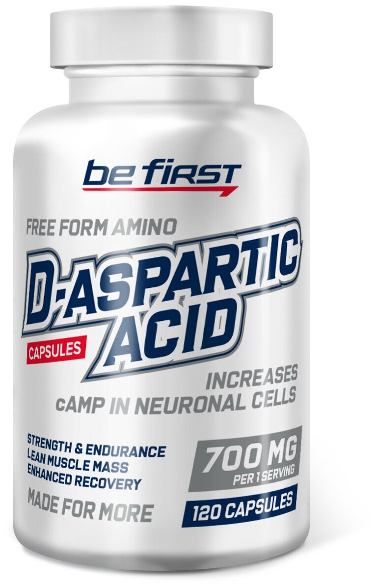 Be First D-Aspartic Acid Capsules 120 капсул