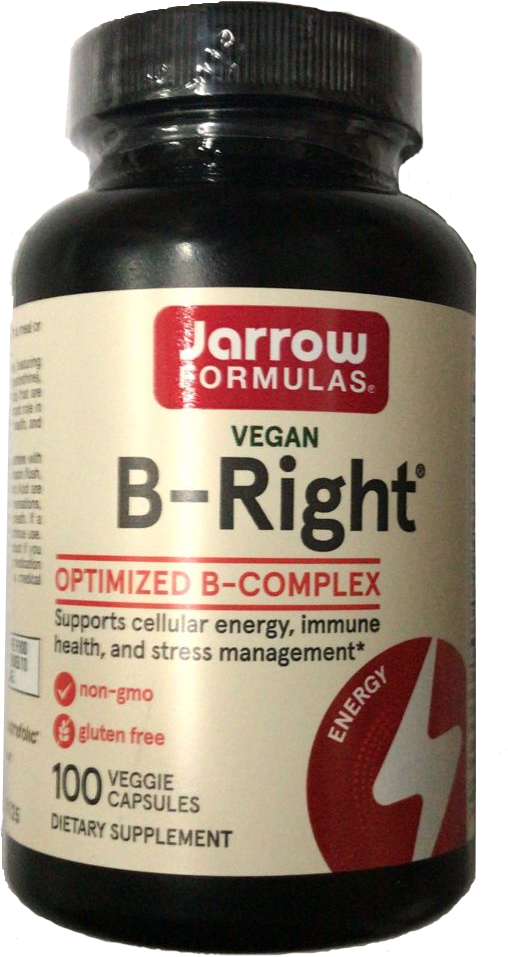 Jarrow Formulas B-Right Комплекс витаминов группы В 100 вегетарианских капсул