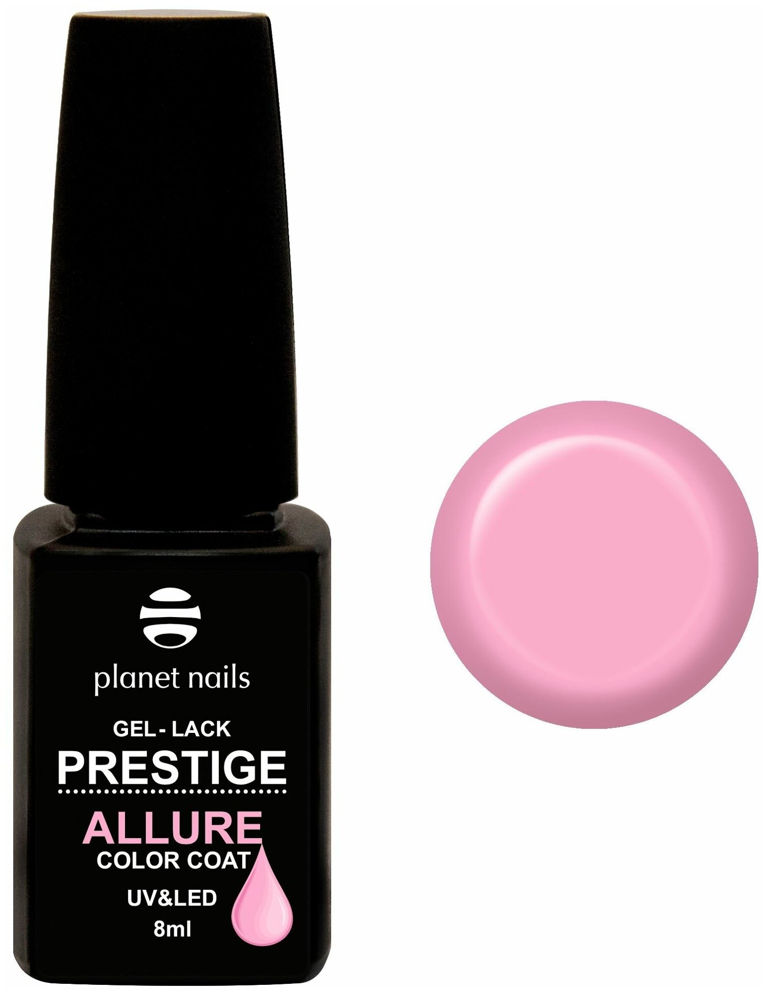 Planet Nails Гель-лак для ногтей Prestige Allure №670, 8 мл