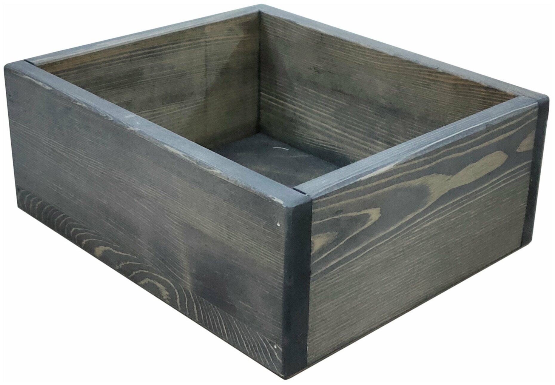 Деревянный ящик ZELwoodBOX, 30х27х10,4 см, венге - фотография № 1