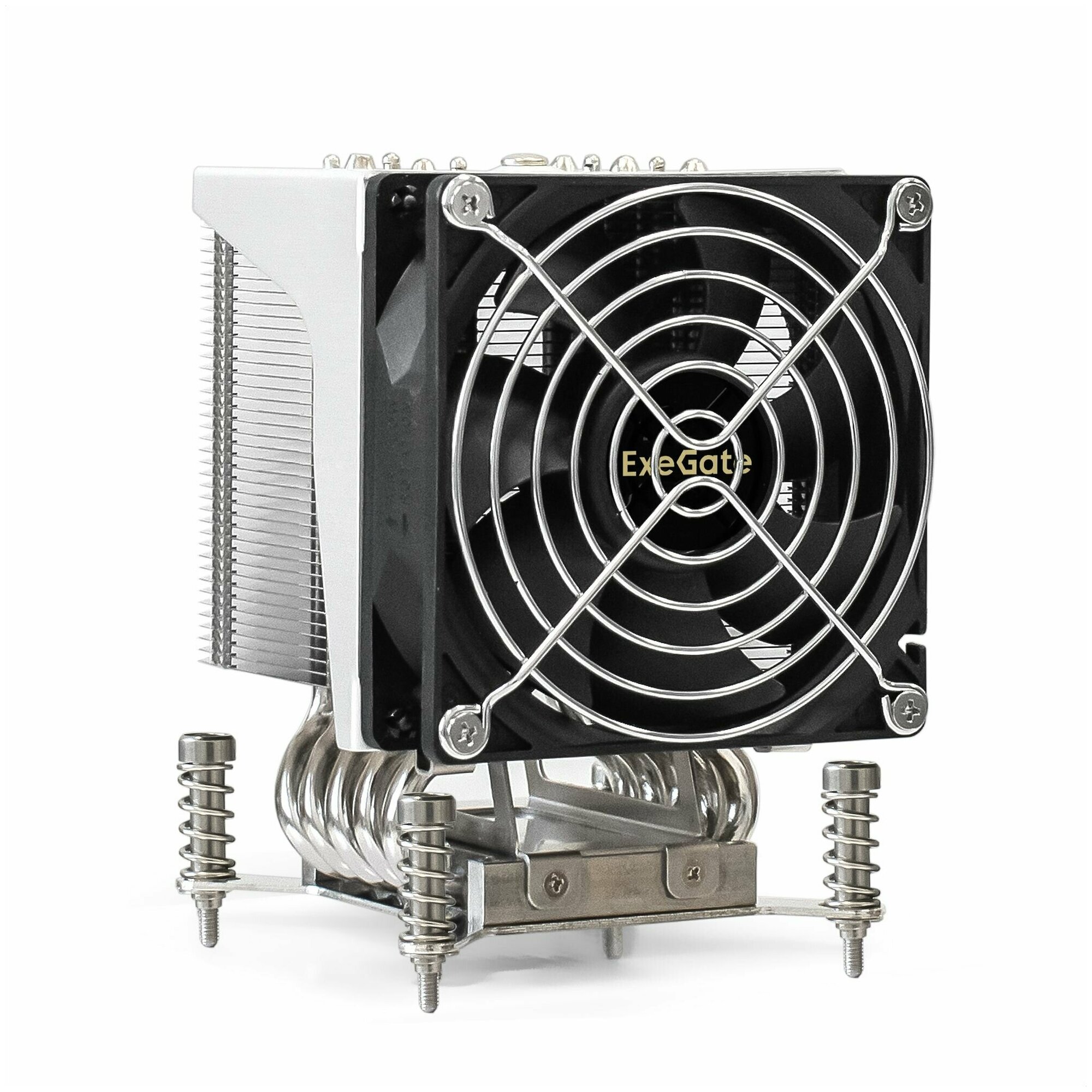 Кулер Exegate EX293434RUS LGA 1150/1151/1155/1156/1200 (Al+Cu, 75mm fan, 1900-3800RPM, 44 dBa, 4-pin PWM, TDP 165W) Retai - фото №1