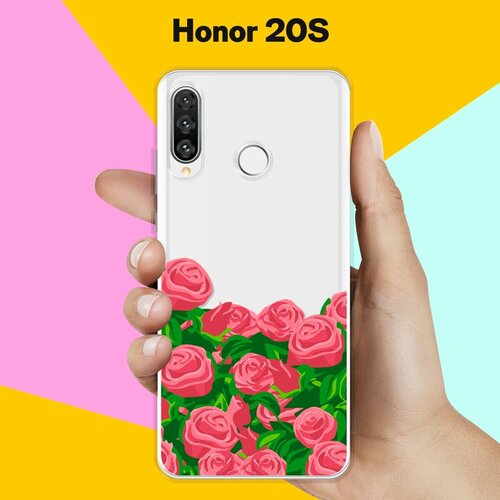 Силиконовый чехол Розы на Honor 20s