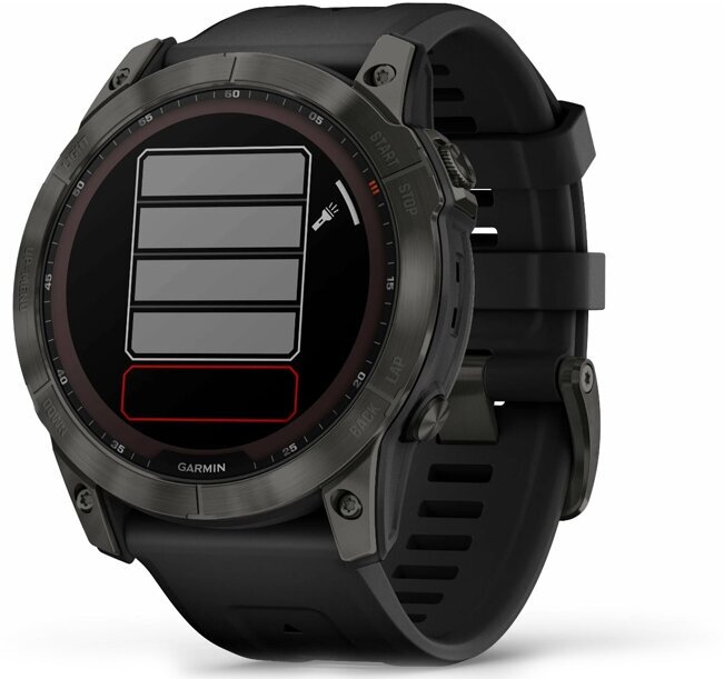 Смарт-часы Garmin Fenix 7 Saphire Solar Carbon-Gray - фото №5