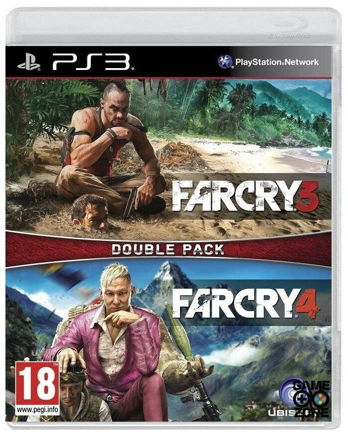 Far Cry 3 + Far Cry 4 (PS3) б/у, Полностью Русский