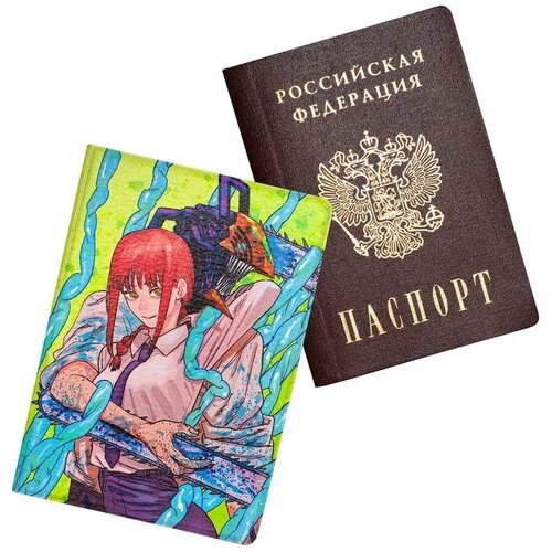 фото Обложка , экокожа, отделение для карт, отделение для паспорта, зеленый keks