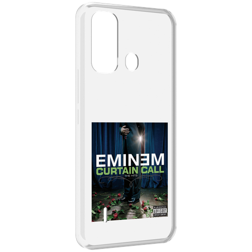 Чехол MyPads Eminem CURTAIN CALL, THE HITS для ITEL A49 / A58 / A58 Pro задняя-панель-накладка-бампер чехол mypads eminem curtain call the hits для ulefone power armor 16 pro задняя панель накладка бампер